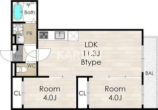 FeLiciare HANATEN(フェリシアーレ ハナテン)【1階】の間取り