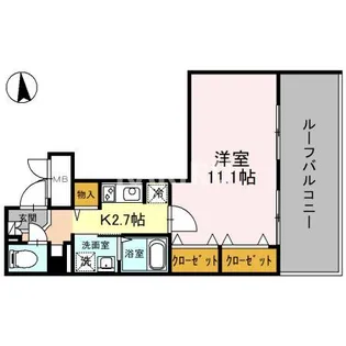 グラージュ小路【5階】の間取り
