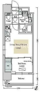 1LDKの間取り画像