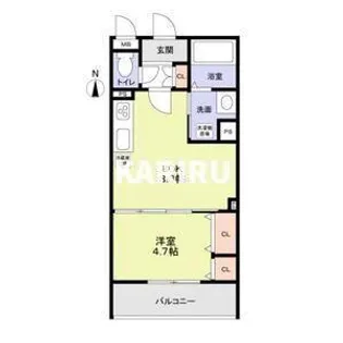 フォレストクリエオーレ中川【3階】の間取り