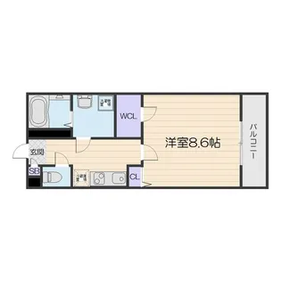 シャルマン緑橋【2階】の間取り