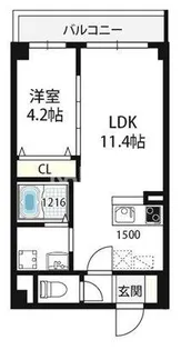 RET:umekita【4階】の間取り