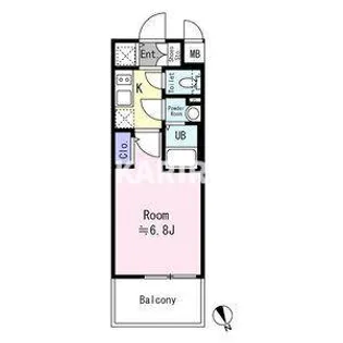 エスリード大阪平野プライム【204号室】の間取り