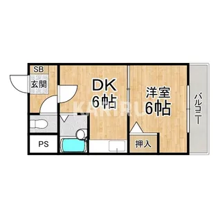 雅叙園ハイツ【7階】の間取り