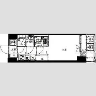 Alivis福島海老江【2階】の間取り