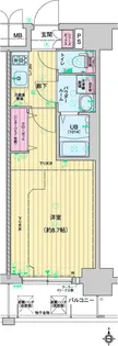 レオンコンフォート桜ノ宮【8階】の間取り