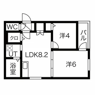 F aseciaリリク【1階】の間取り