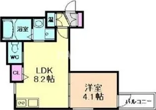 F asecia castor【3階】の間取り