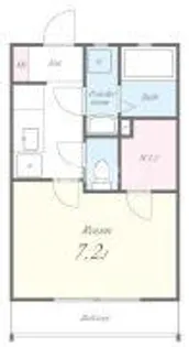 ウエストサイドリバーⅡ【101号室】の間取り