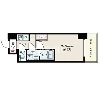 S-RESIDENCE上新庄ascent【4階】の間取り