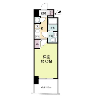 セレニテ京橋クレア【6階】の間取り