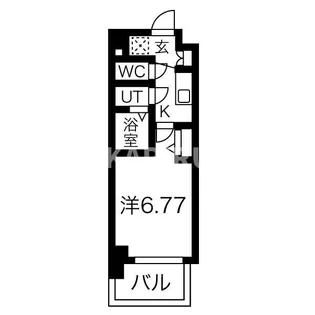 フォーリアライズ玉造フェリス【5階】の間取り