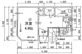 シェスム野江【1階】の外観