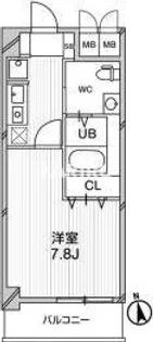 メゾン夕陽ヶ丘【3階】の間取り