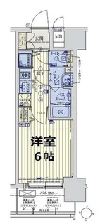 スワンズシティ大阪城ノース【3階】の間取り