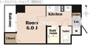 グローディア天満橋【7階】の間取り