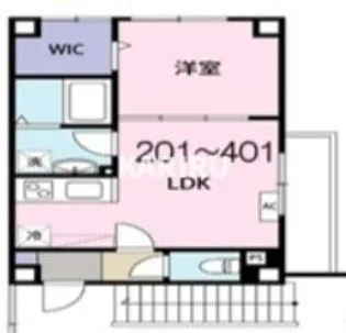 アリビラ鶴橋【301号室】の間取り