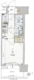 レジュールアッシュ京橋【9階】の間取り