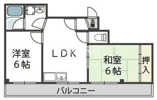 ルミエール中宮【3階】の間取り