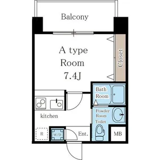 ヴァンクール城東【602号室】の間取り