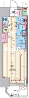 ファーストフィオーレ北大阪リアン【2階】の間取り