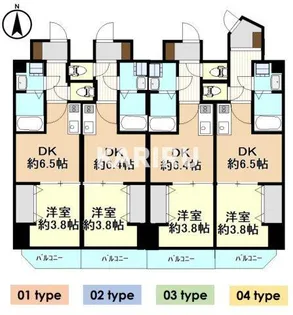 GARDENIA城東【9階】の間取り
