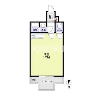 グローリーハイツ東成【1階】の間取り