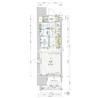 フォーリアライズ城東ファイン【9階】の間取り
