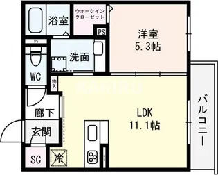 アドラ【1階】の間取り
