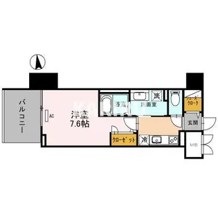 IBC Residence West【3階】の間取り