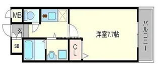 エステーラ都島【1003号室】の間取り