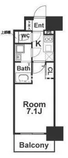 エスリード京橋グランテラス【712号室】の間取り