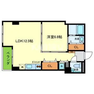 M+FLATS【5階】の間取り