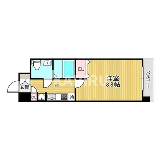 アーバンエース関目パル【14階】の間取り