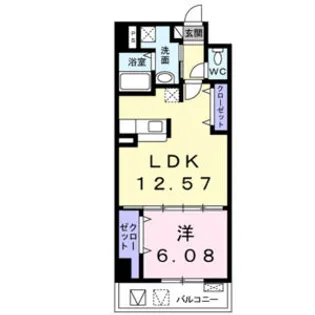 プリムローズ アヴェニュー【202号室】の間取り