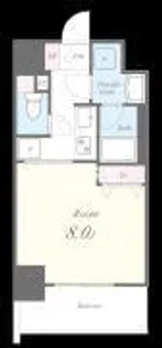 グランディール大今里【5階】の間取り