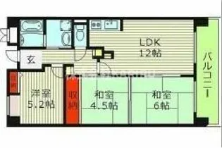 フェアリー城東【2階】の間取り