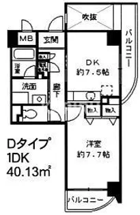 プルミエール関目 【3階】の間取り