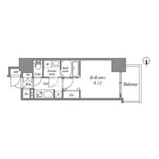 ファーストフィオーレ大阪城イースト【7階】の間取り