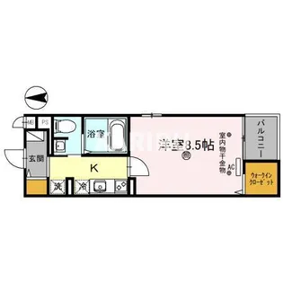 ナガラ【3階】の間取り