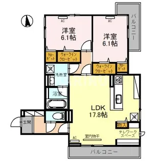 グラサ真田山【3階】の間取り