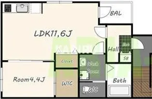 Nextage城東【2階】の間取り