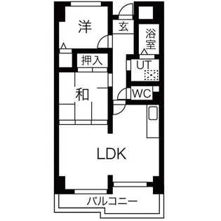 アーバンパーク関目【14階】の間取り