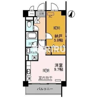 サンロード新和Ⅱ【1階】の間取り