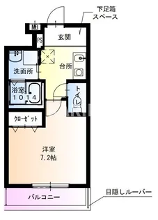 フジパレス今津中Ⅲ番館【3階】の間取り