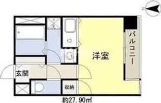 C-WING【1階】の間取り
