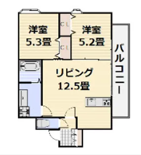 W.O.B.KYOBASHI【13階】の間取り