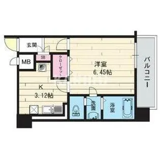 メゾン・ド・ヴィレ都島【4階】の間取り