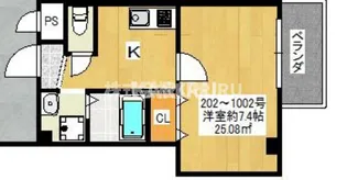 ヴィラナリー放出【7階】の間取り