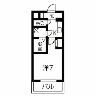 エスリード京橋グランテラス【7階】の間取り